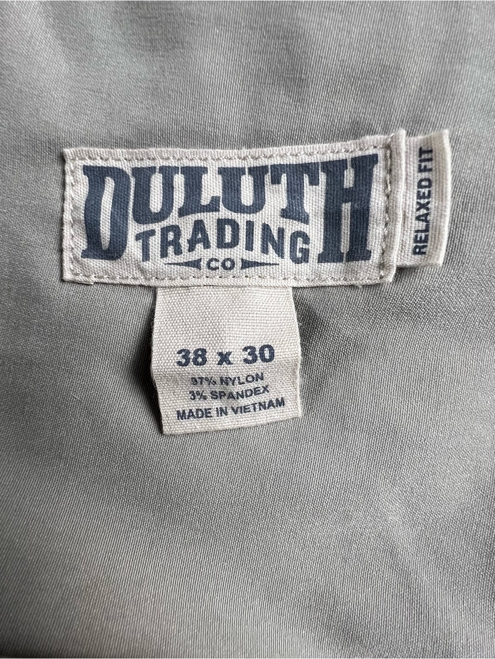 Duluth Trading Flex Dry On The Fly Cargo Pants Mens 38x30 Beige Relaxed Outdoor - Picture 10 of 11
